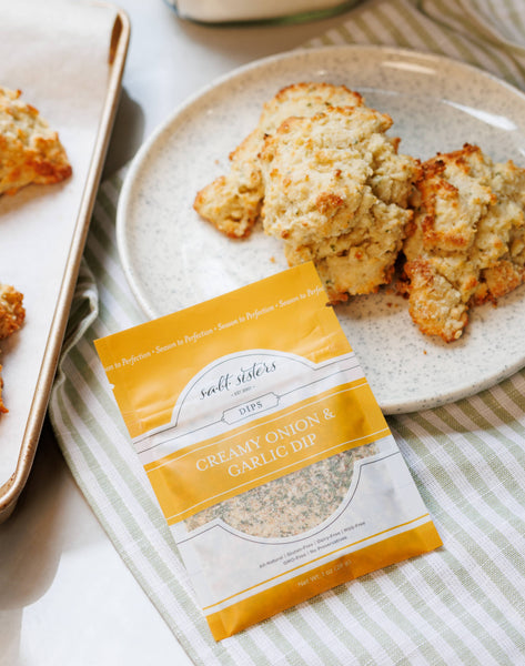 Dip Seasoning Mix - Creamy Onion & Garlic - Packaged Weights