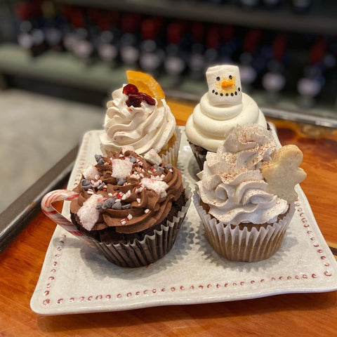 4-pack Jumbo Christmas Pie Cupcakes (Gluten-free) (Local pick-up only)