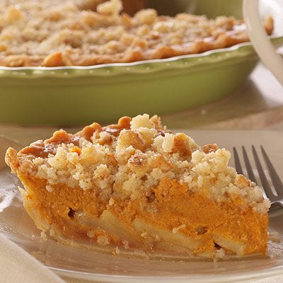 Dutch Apple Pumpkin Pie (Gluten-free (see choices below) (Local pick-up only)