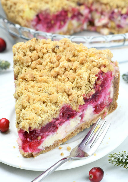 Cranberry Cheesecake Pie (Gluten-free : Local pick-up only)