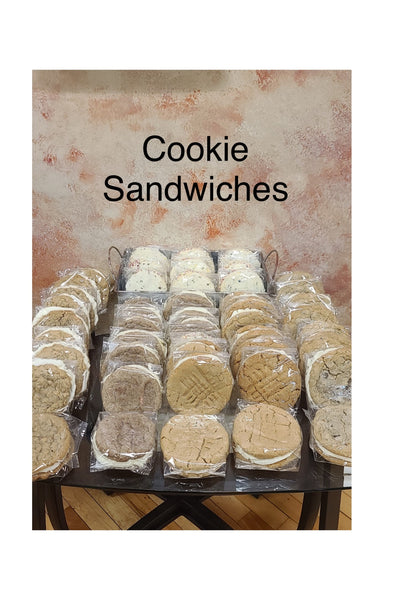 Cookie “Jumbo” Sandwiches (packs of 4) (can be shipped)