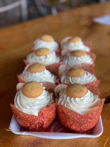 Banana Pudding Cheesecake Cupcakes (Gluten-free) (Local pick-up only)