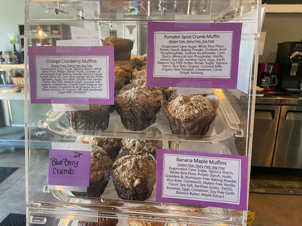 4-pack Muffins (Gluten-free, Dairy-Free) (can also be shipped)